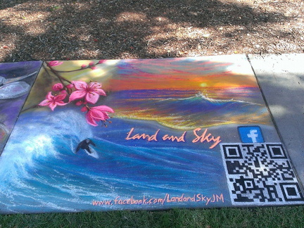 Luna Park Chalk Art - 2014