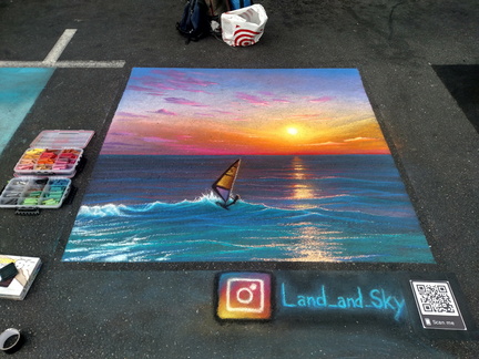 Alameda Landing Chalk Art - 2021