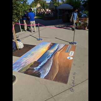 Google Assistant Chalk Art - 2023