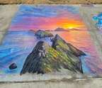 Ventura Harbor Chalk Art - 2025