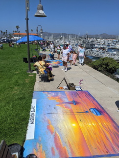 Ventura Harbor Chalk Art - 2026